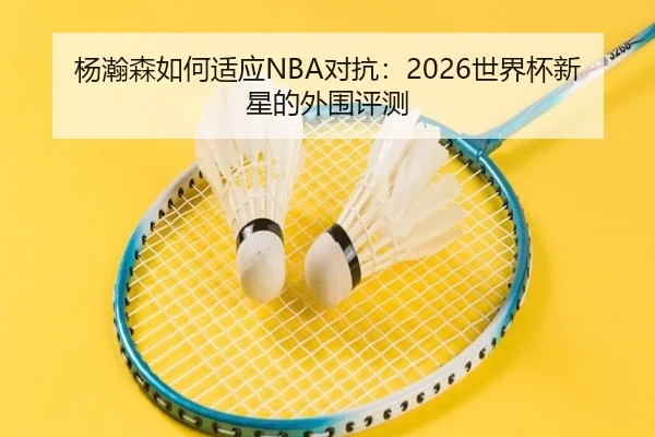 杨瀚森如何适应NBA对抗：2026世界杯新星的外围评测